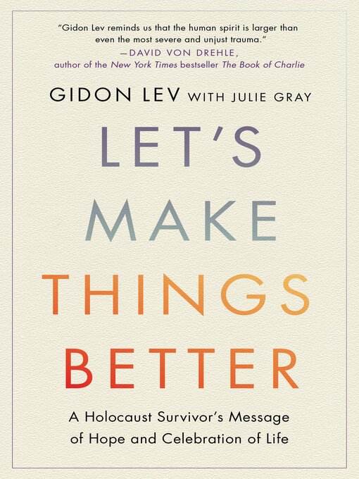 Title details for Let's Make Things Better by Gidon Lev - Available